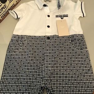 Armani Boys shorts coverall